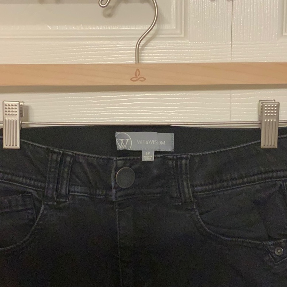 Wit and Wisdom Black Bootcut Jeans - Picture 3 of 3